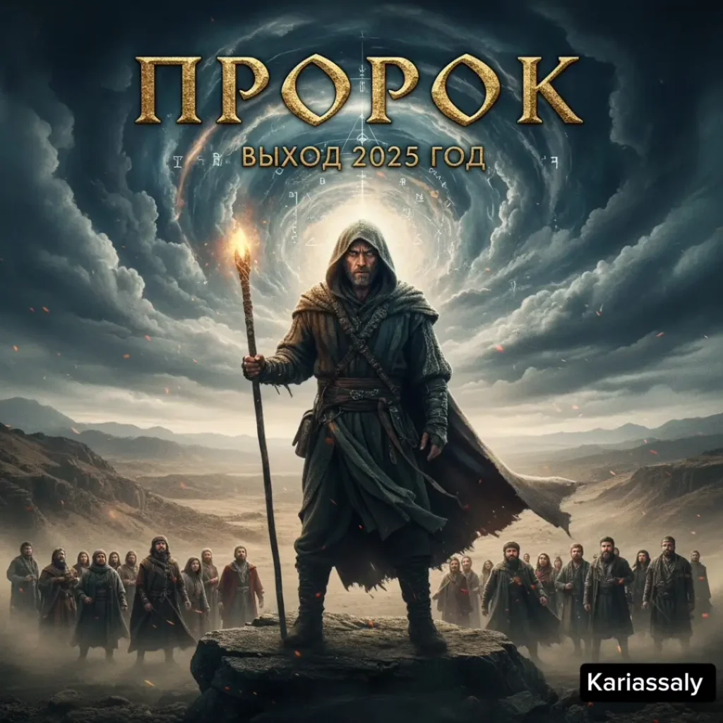 Affiche du film russe Пророк (Le Prophète) sorti en 2025, drame biographique